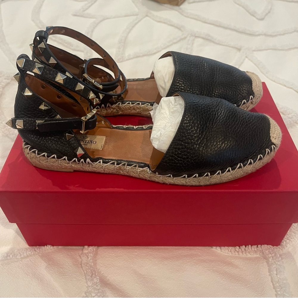Valentino Rock Stud Espadrilles size 38